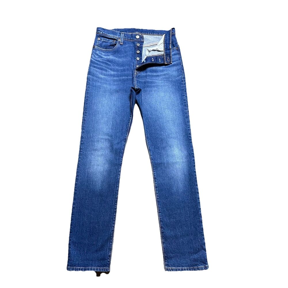 Levi’s 501 Jeans Men’s 29x32 Button Fly Straight Leg Medium Wash Denim